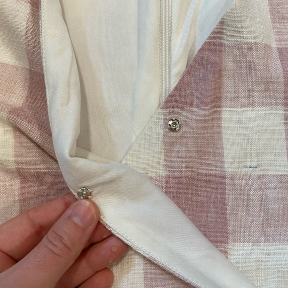 SweetSalt Faux Wrap Mauve Buffalo Plaid Dress Size S - Picture 4 of 13